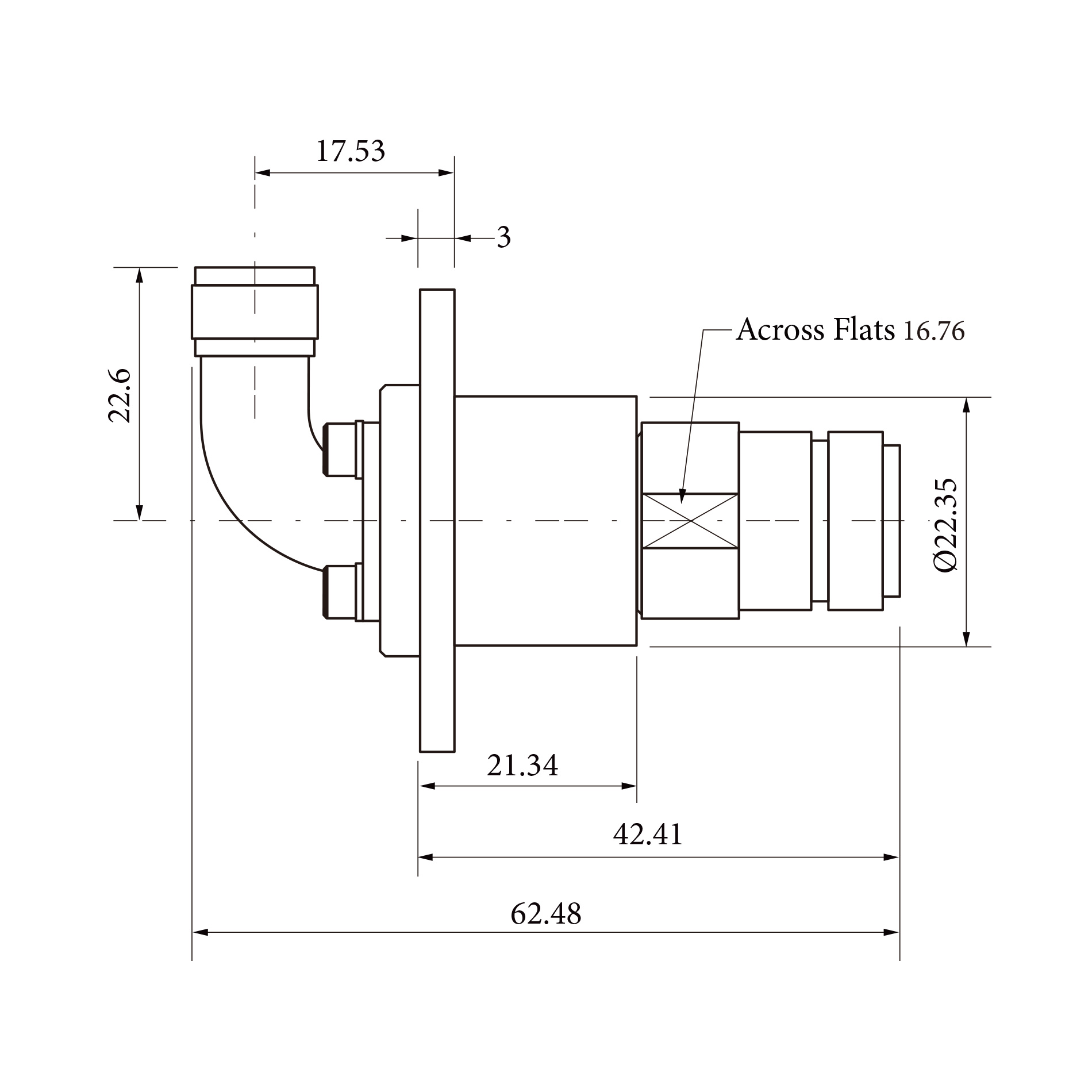��·��ת��Ŧ RJ518103 9.5-15.4 GHz