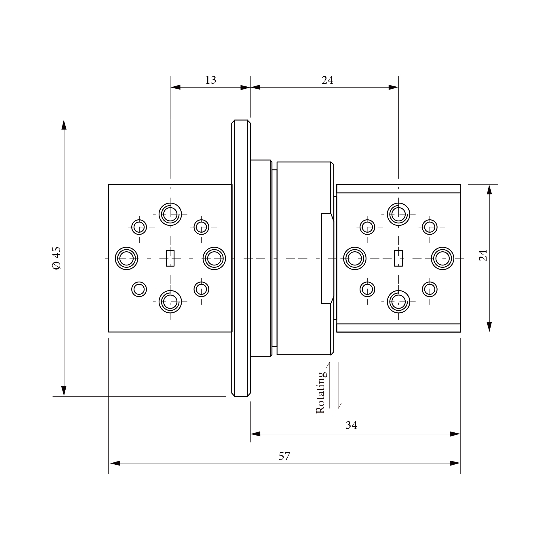 ��·ͬ����ת��ŦRJ518025 93.0 - 95.0 GHz UG-387 / U-mod
