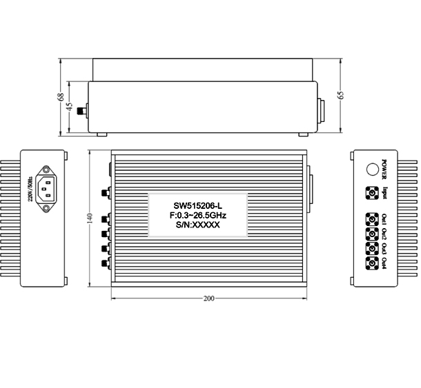 SP4T ͬ�Ὺ�� SW515206-L